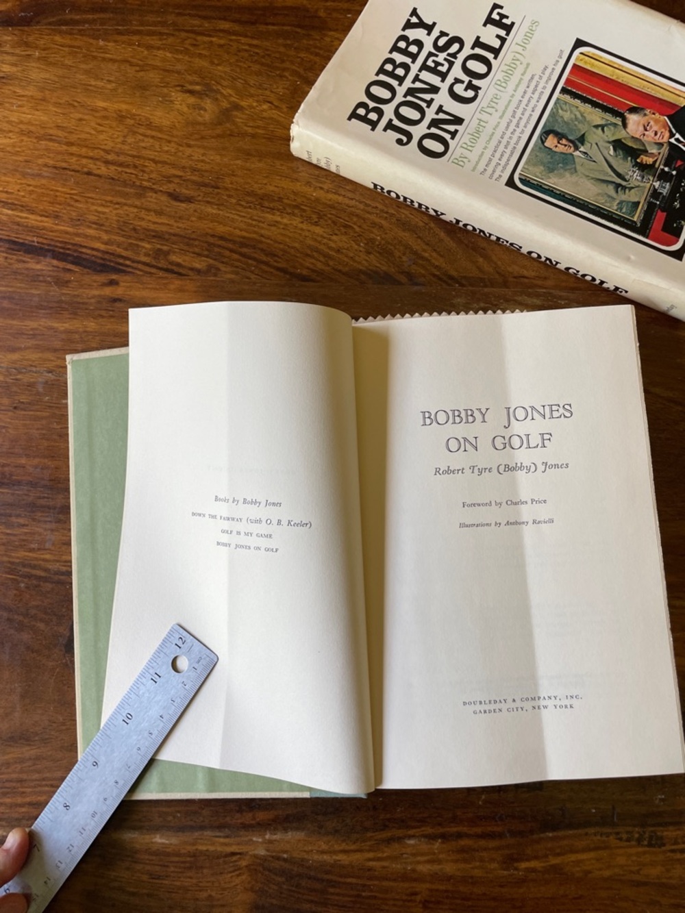 3 Vintage Golf Instruction Blue and Black Books Book Stack Interior Decor 60s - Picture 10 of 16